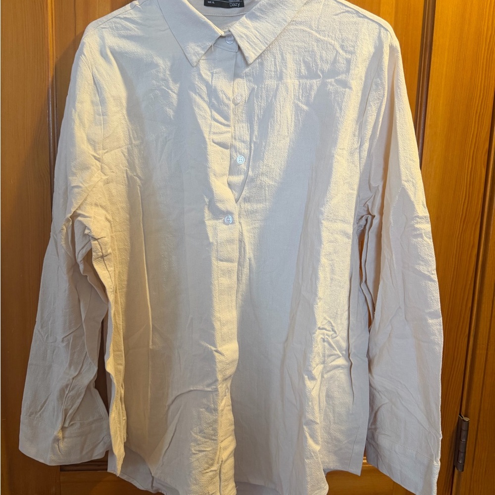 Dazy XL Men's Cream Shirt